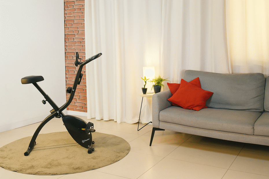 Bicicleta ergométrica dobravél