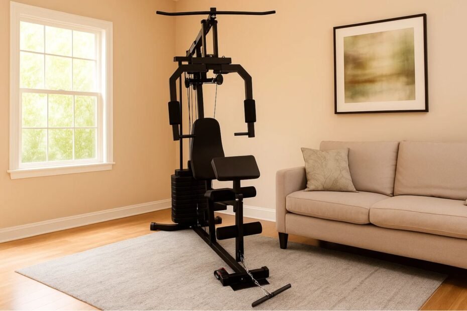 estação de musculação em casa